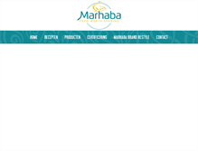 Tablet Screenshot of marhabafood.com
